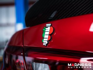 Alfa Romeo Emblem - Biscione - 3D - Set of 2 - Large - Self Adhesive Backing 